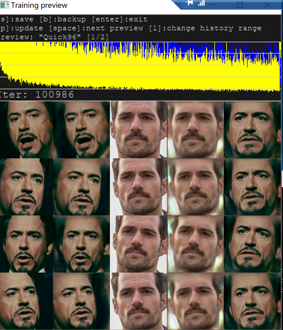 DeepFaceLab 不同像素模型效果对比