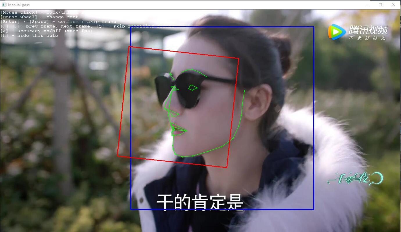 DeepFaceLab：手动提取高精度脸图，减少抖动